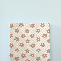 The Little Bumble Co. Anti Roll Mat - Wavy Check Floral-Changing Mats-Wavy Check Floral- | Natural Baby Shower