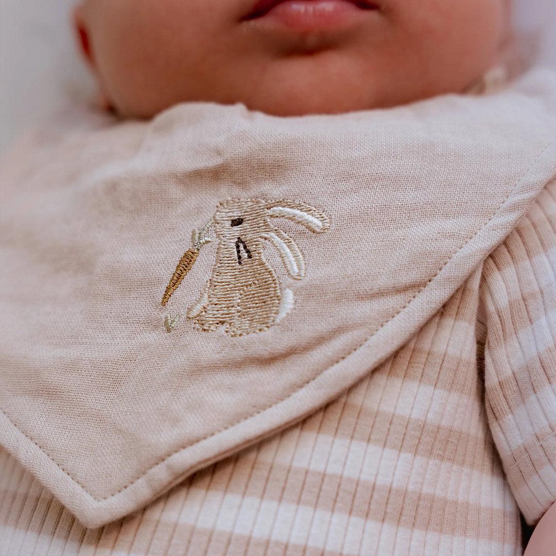 Little Dutch Bandana Bib Set of 2 - Baby Bunny-Bibs-Baby Bunny-One Size | Natural Baby Shower