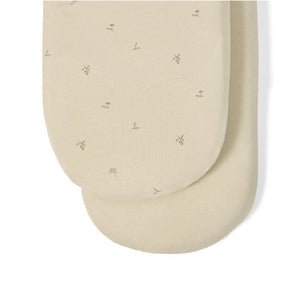 The Little Green Sheep Twin Pack Moses Basket Sheets - Floral Print-Sheets-Floral Print-Moses | Natural Baby Shower