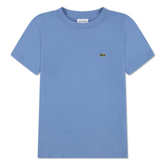 Lacoste – Logo T-Shirt aus Bio-Baumwolle | Hellblau