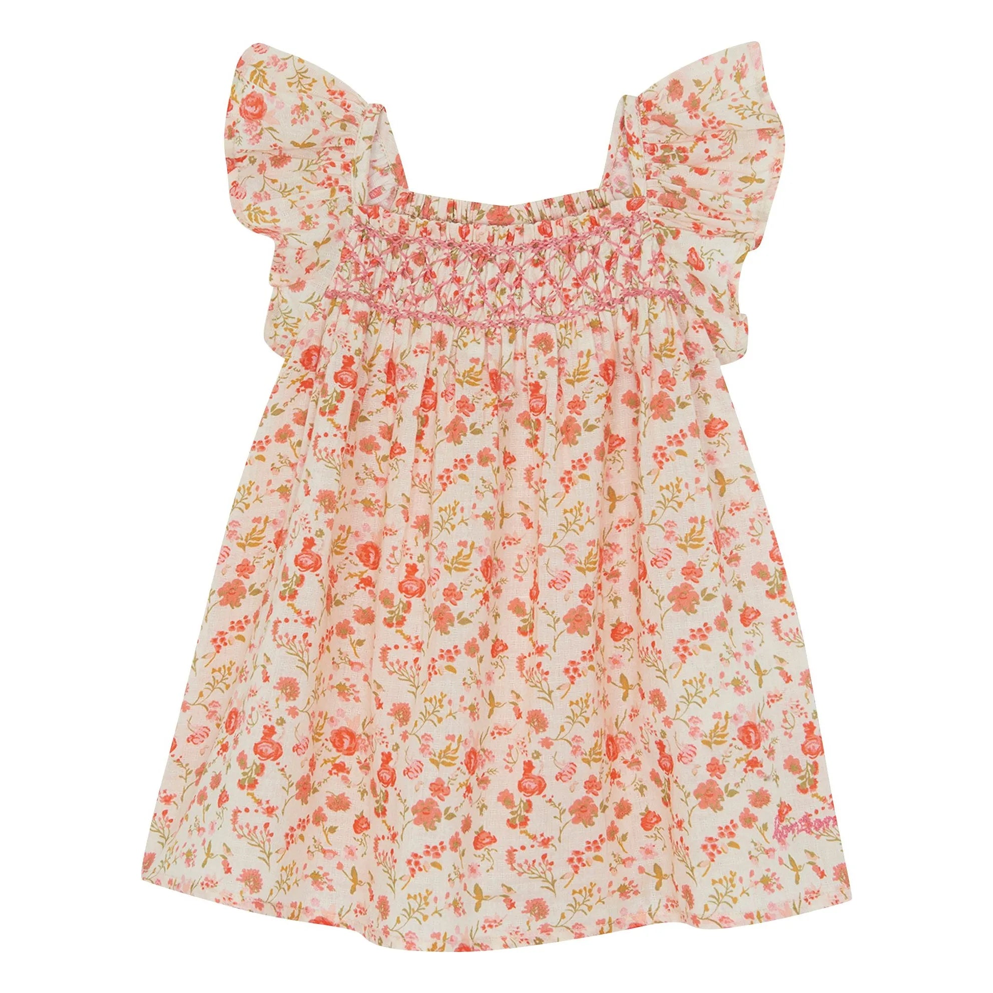Bonton - Louise Gerafftes Kleid | Rot