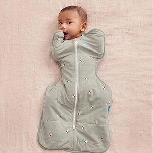 Love to Dream Swaddle Up (2.5 Tog) - Bees Olive-Sleeping Bags-Bees Olive-NB | Natural Baby Shower