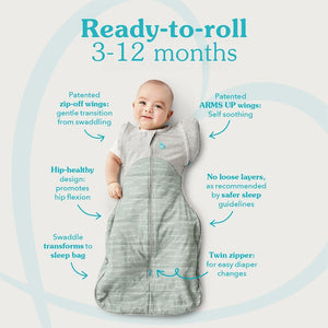 Love to Dream Swaddle Up Transition Bag (1.5 Tog) - Oatmeal-Sleeping Bags-Oatmeal-M | Natural Baby Shower