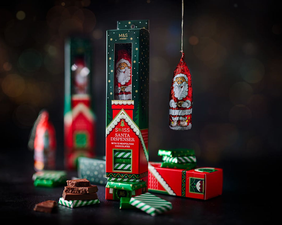 M&S Food - Chocolat suisse du Père Noël