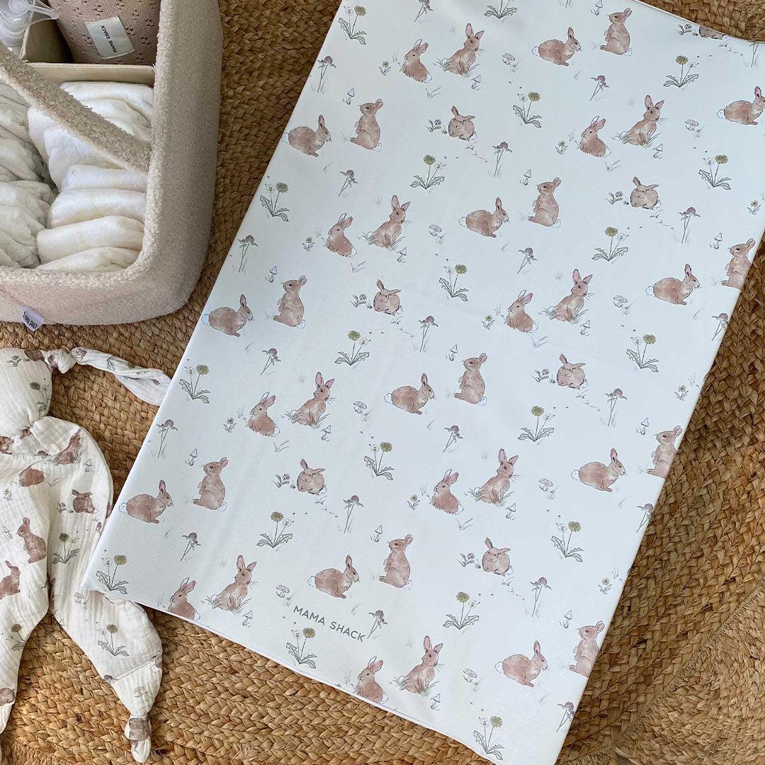 Mama Shack Anti Roll Changing Mat - Bunnies-Changing Mats-Bunnies- | Natural Baby Shower