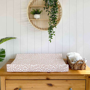 Mama Shack Anti Roll Changing Mat - Rose Spotty-Changing Mats- | Natural Baby Shower
