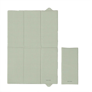 Mama Shack Foldable Travel Changing Mat - Sage Green Gingham-Travel Changing Mats-Sage Green Gingham-One Size | Natural Baby Shower