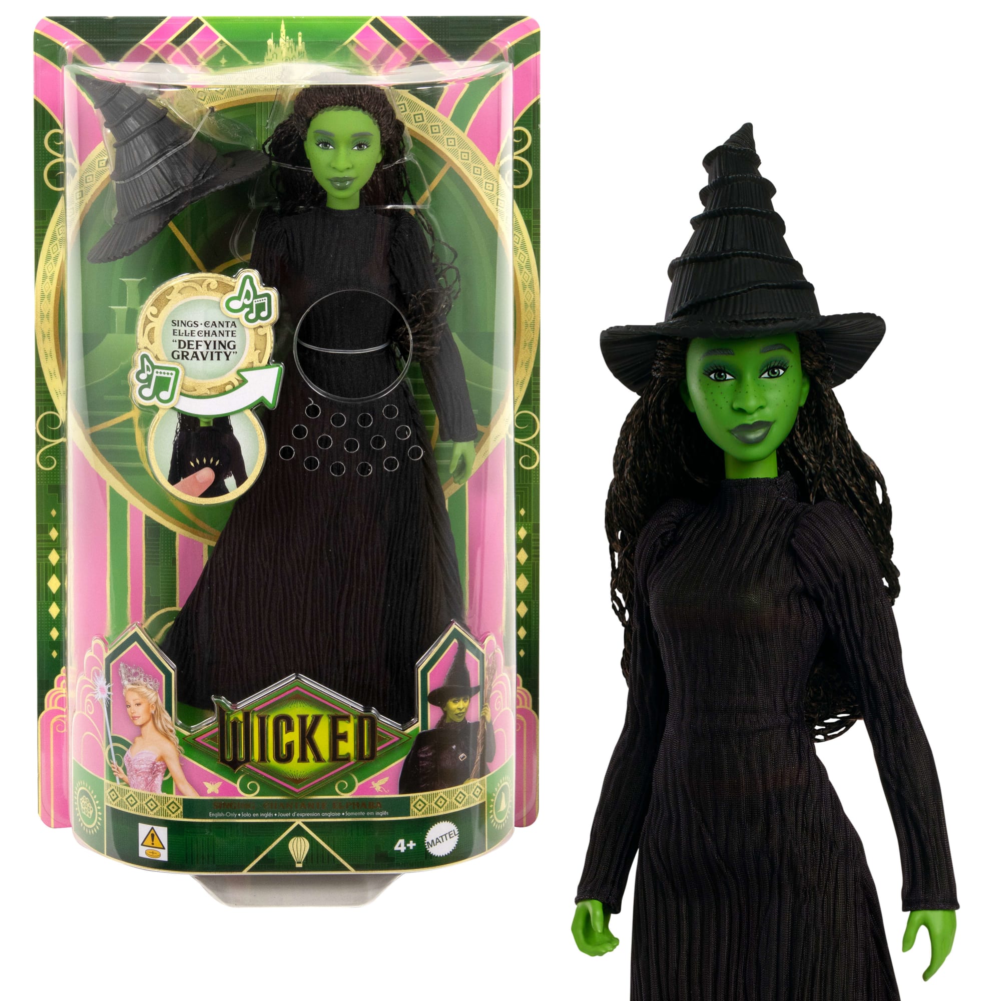 Mattel - Wicked Elphaba Singt Sprechende Sammler-Spielzeugpuppe