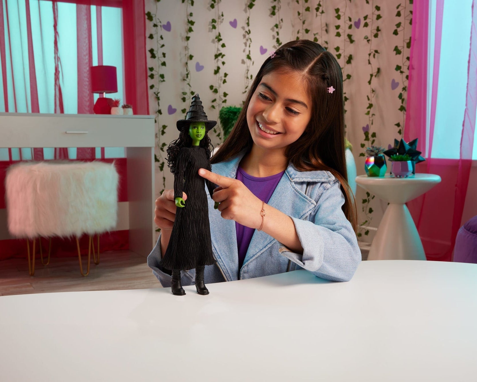 Mattel - Muñeca de colección con sonido Wicked Elphaba cantando