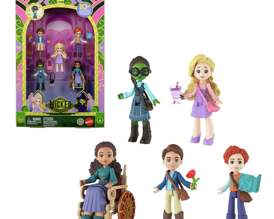 Mattel - Wicked Students 5 Figure Toy and Accessories Set