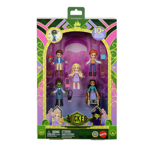 Mattel - Wicked Öğrencileri 5 Figür Oyuncağı ve Aksesuarları Seti