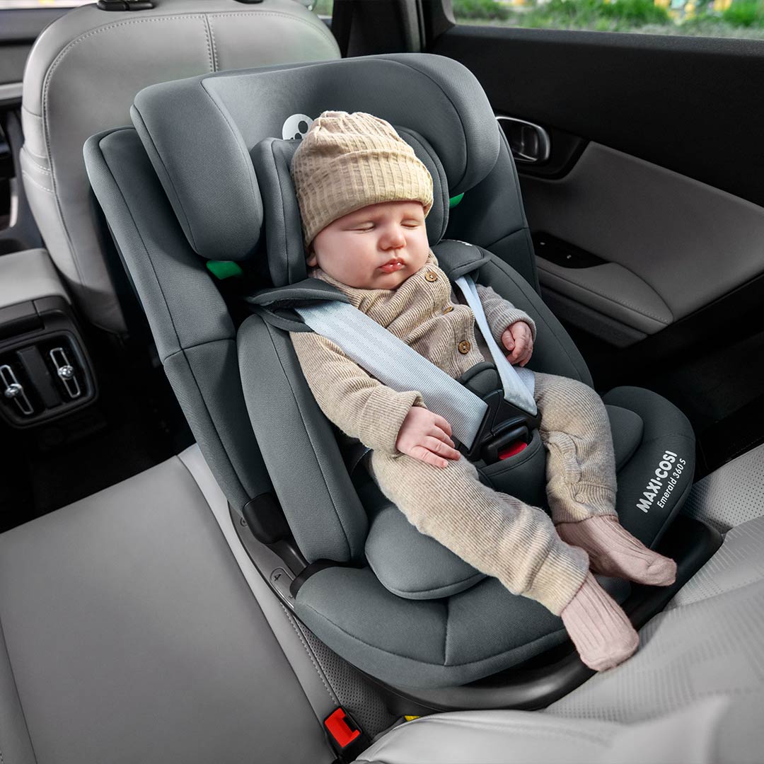 Maxi-Cosi Emerald 360 S Car Seat - Tonal Graphite-Car Seats-Tonal Graphite- | Natural Baby Shower