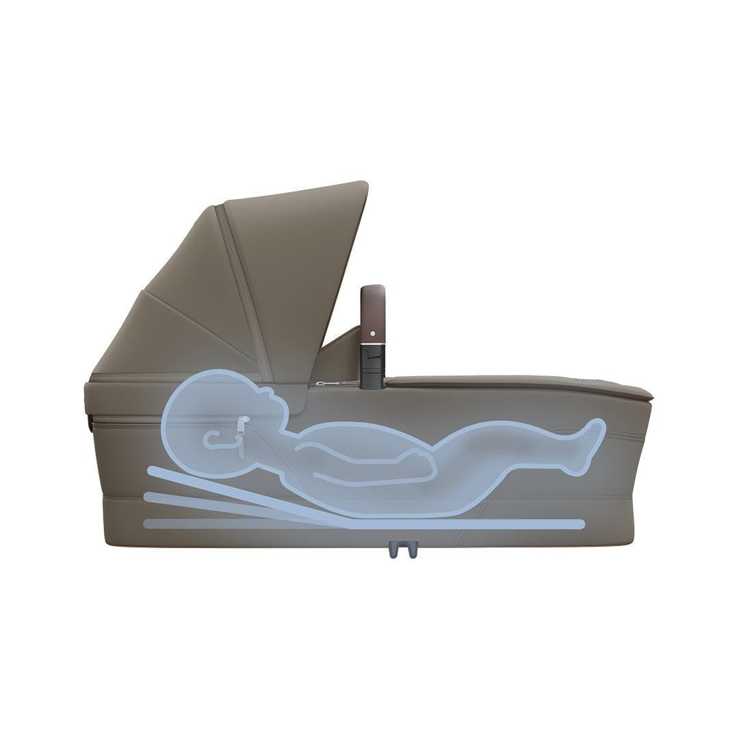 Maxi-Cosi Fame Cabin Cot - Oak Truffle-Carrycots-Oak Truffle- | Natural Baby Shower