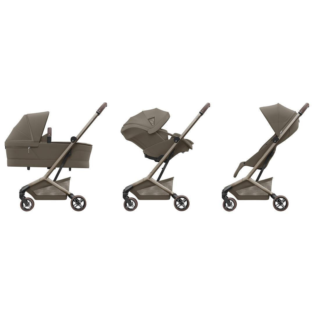 Maxi-Cosi Fame Cabin Stroller - Oak Truffle-Strollers-Oak Truffle-Without Cabin Cot | Natural Baby Shower