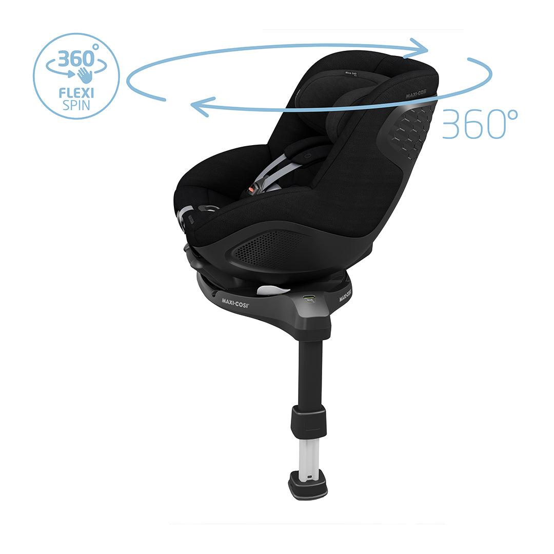 Maxi-Cosi Mica 360 Pro Car Seat - Authentic Black-Car Seats-Authentic Black- | Natural Baby Shower