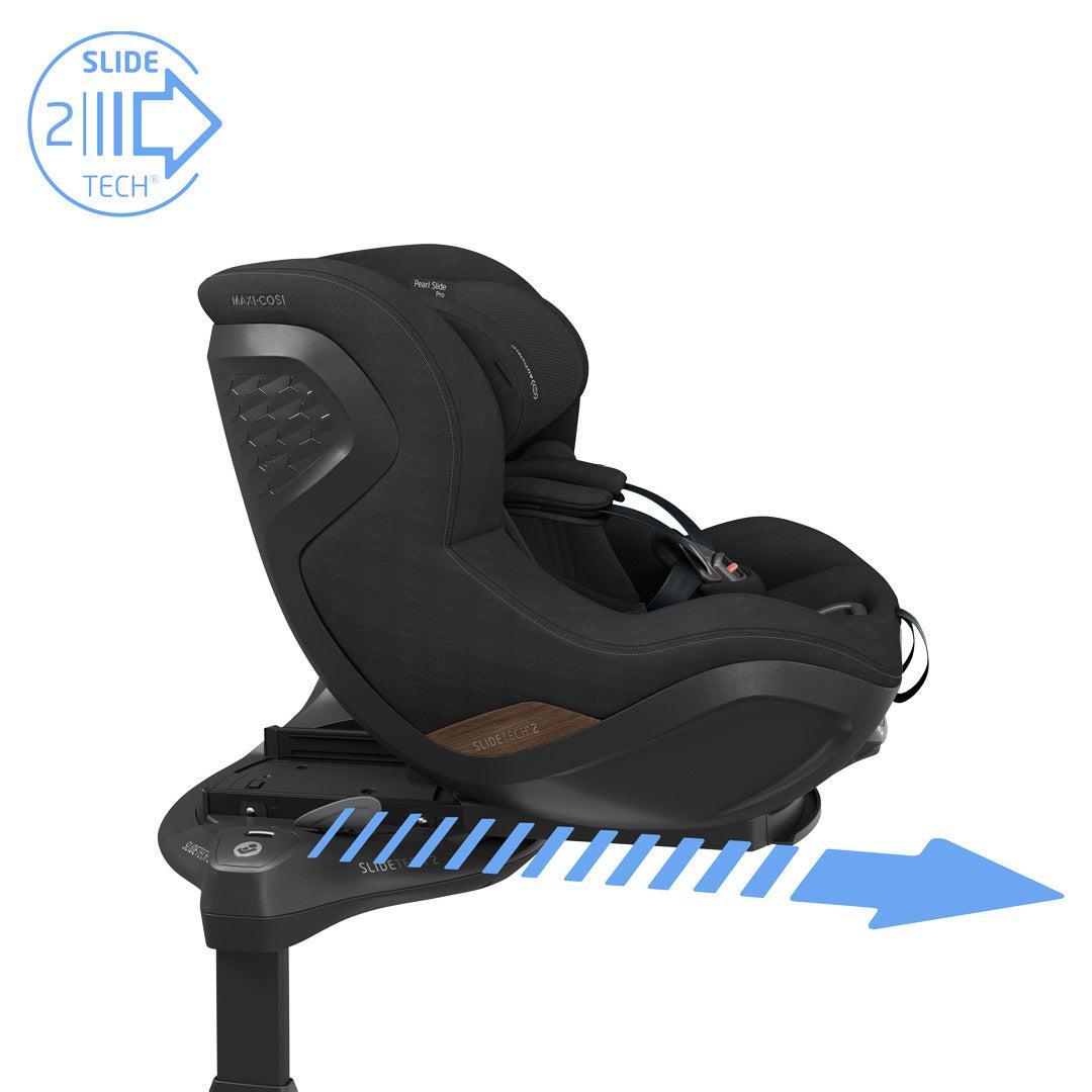Maxi-Cosi Pearl Slide Pro Car Seat - Authentic Black-Car Seats-Authentic Black- | Natural Baby Shower