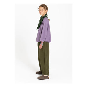 Hundred Pieces - Maxine Carreaux Bluse | Lavendel