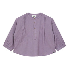 Hundred Pieces - Maxine Carreaux Bluse | Lavendel