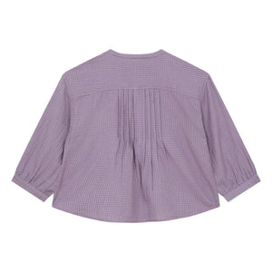 Hundred Pieces - Maxine Carreaux Bluse | Lavendel