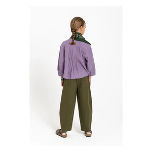 Hundred Pieces - Maxine Carreaux Bluse | Lavendel