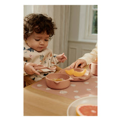 Liewood - Long-Sleeved Merle Bib | Marine Life/Sand