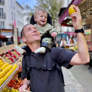 MiniMeis G5 Shoulder Carrier - Black Core-Baby Carriers-Black Core- | Natural Baby Shower