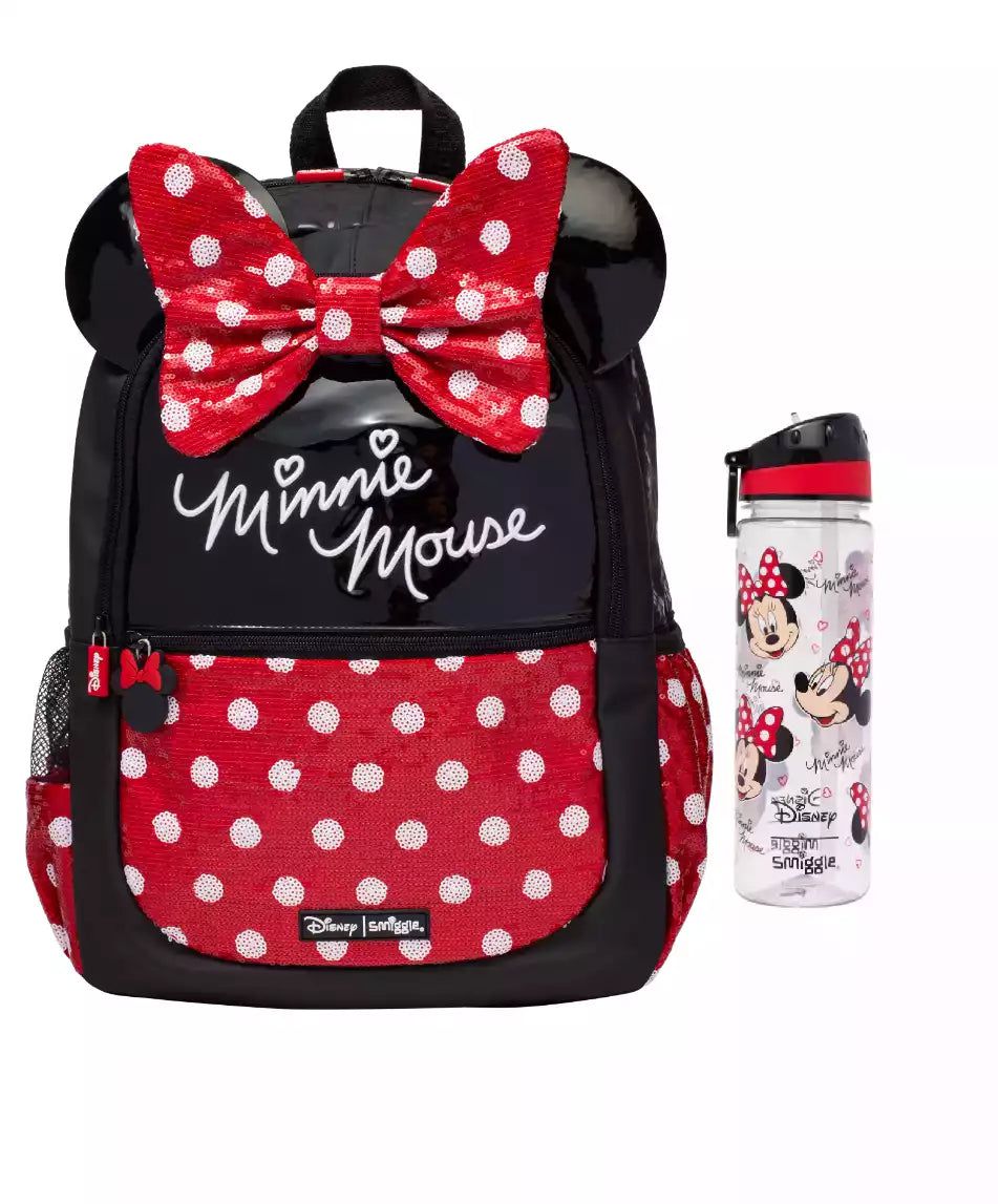 Smiggle - Disney Minnie Mouse 2li Okul Çanta Seti-Dinossi