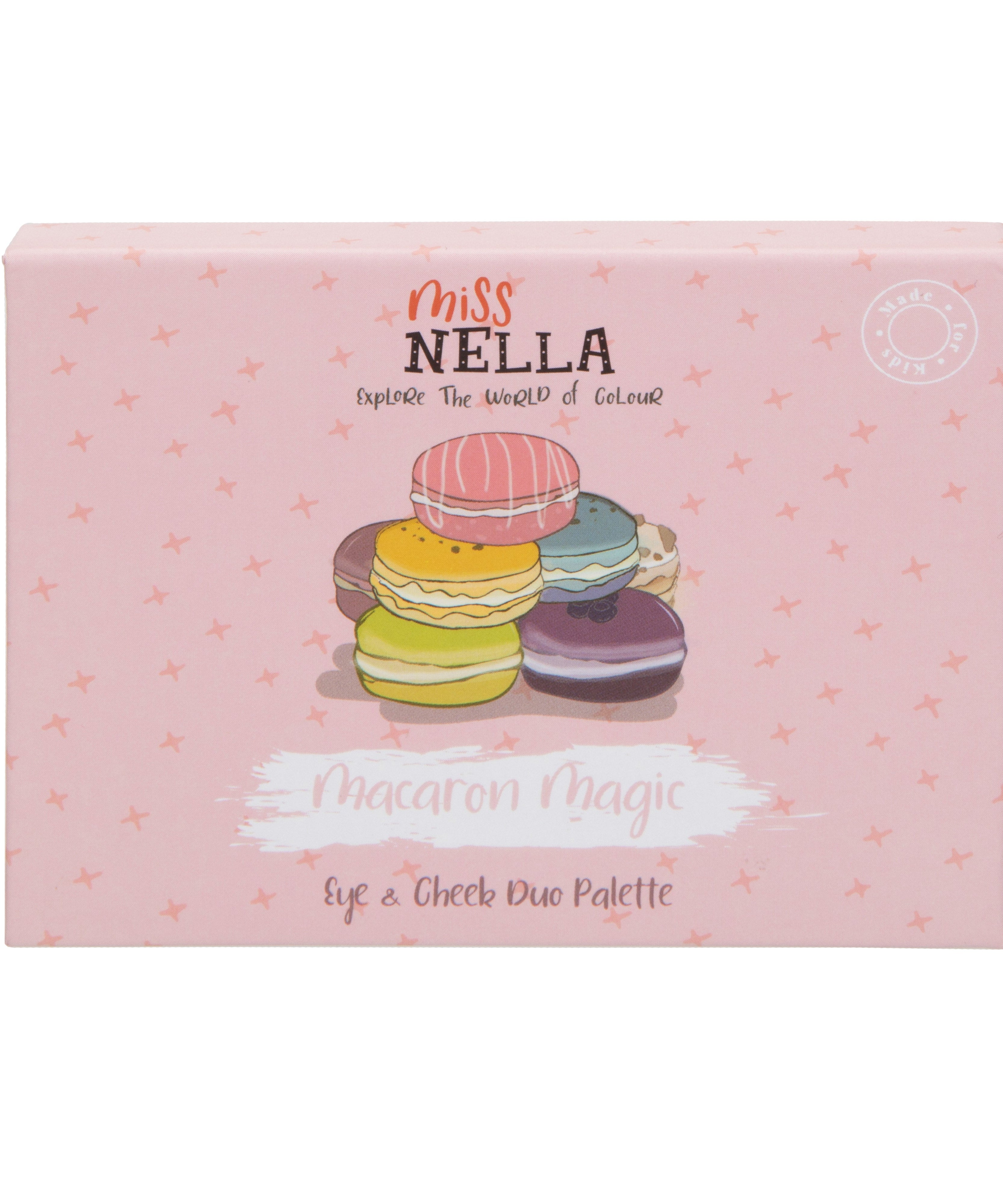 Miss Nella - Paleta Macaron para Ojos y Mejillas de 2 piezas