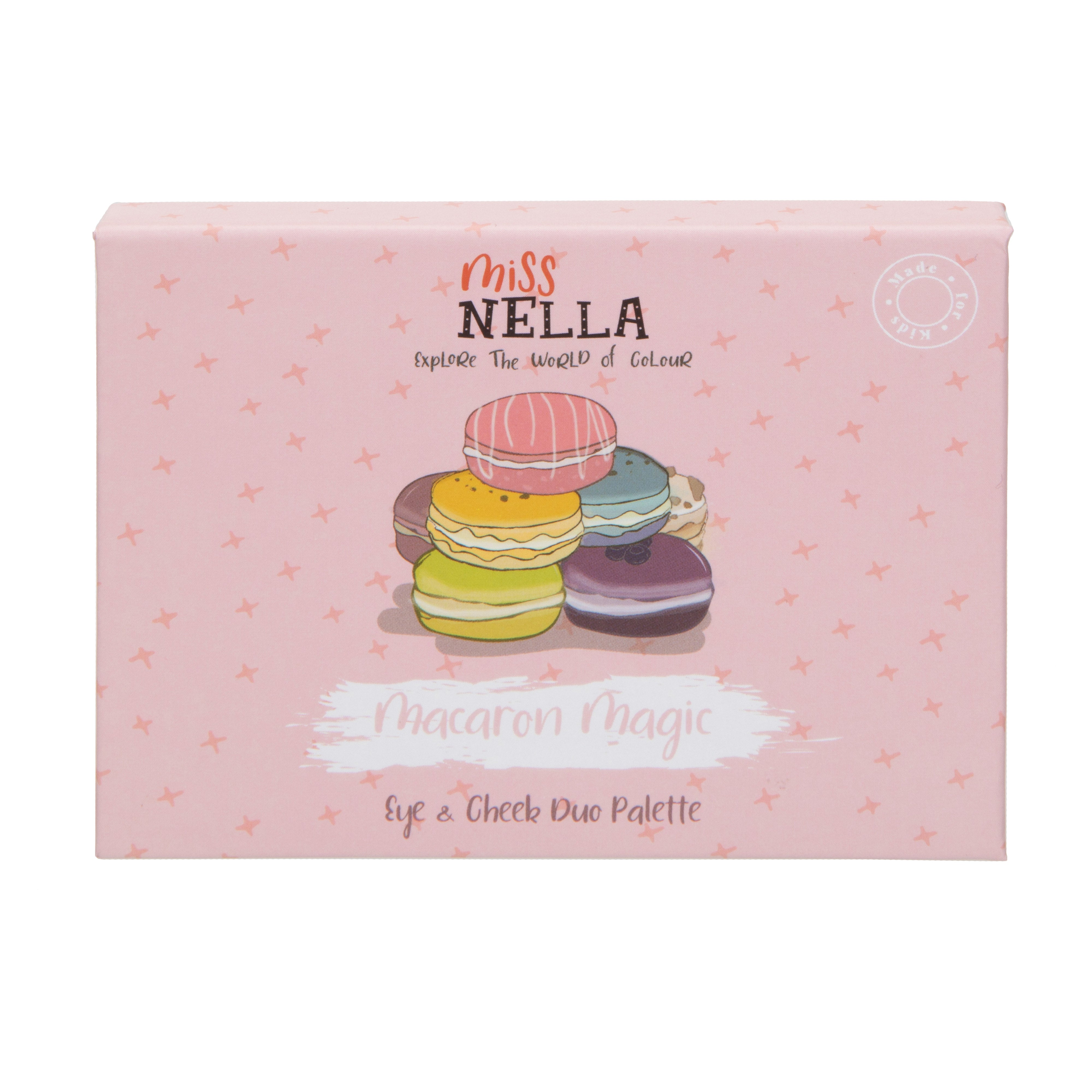 Miss Nella - Paleta Macaron para Ojos y Mejillas de 2 piezas