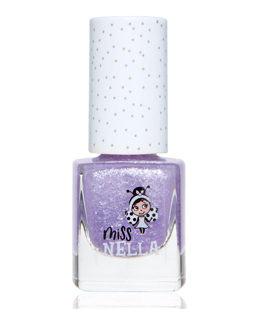 मिस नेला - चमकीला लैवेंडर छिलने योग्य नेल पॉलिश