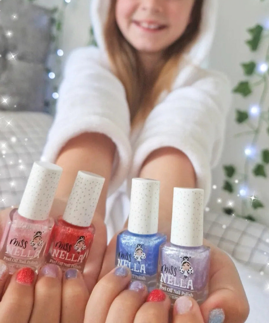 मिस नेला - चमकीला लैवेंडर छिलने योग्य नेल पॉलिश