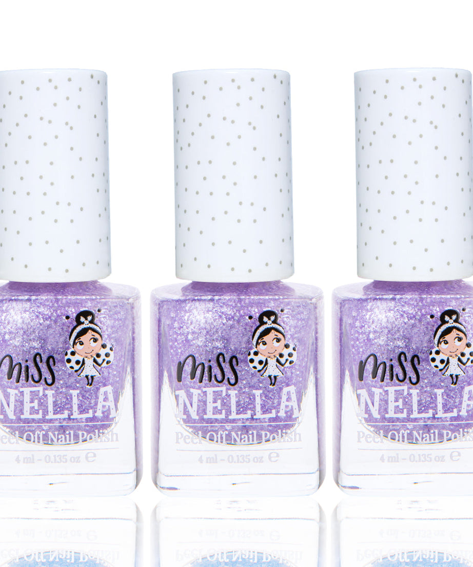 मिस नेला - चमकीला लैवेंडर छिलने योग्य नेल पॉलिश