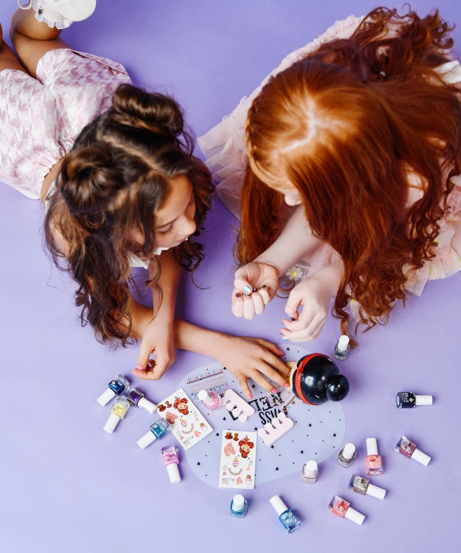 Miss Nella - Vernis à Ongles Écaillable Vert Brillant Pailleté