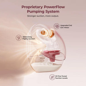 Momcozy M9 Double Breast Pump - Pink / White-Breast Pumps-Pink / White- | Natural Baby Shower