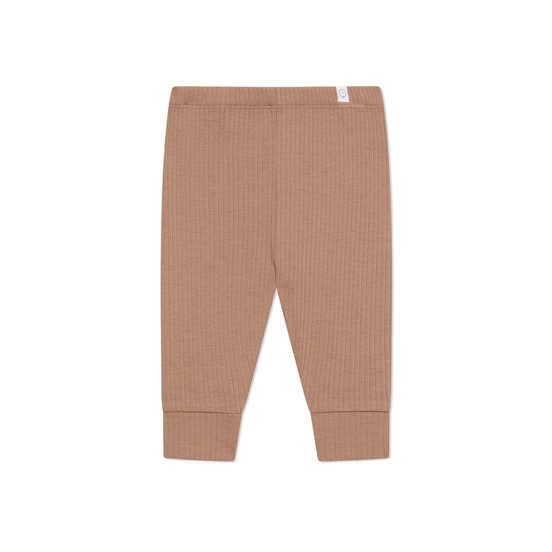 MORI Ribbed Bear Face Pyjamas - Bear + Brown-Pyjamas- | Natural Baby Shower