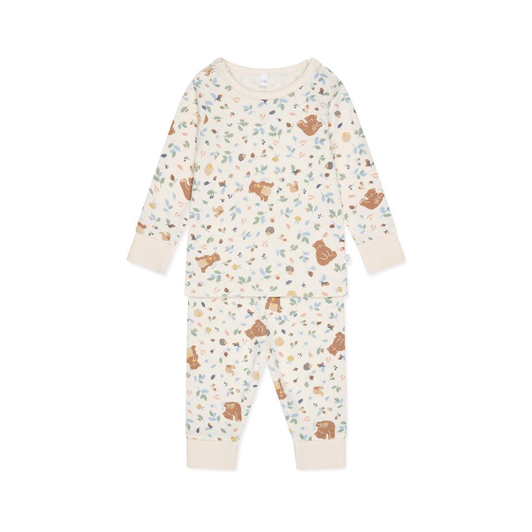 MORI Bear Print Pyjamas - Honey Bear Print-Pyjamas- | Natural Baby Shower