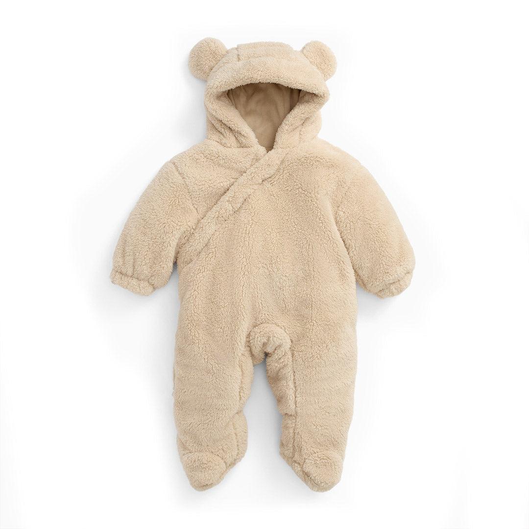 MORI Soft Borg Pramsuit - Taupe-Pramsuits-Taupe-0-3m | Natural Baby Shower