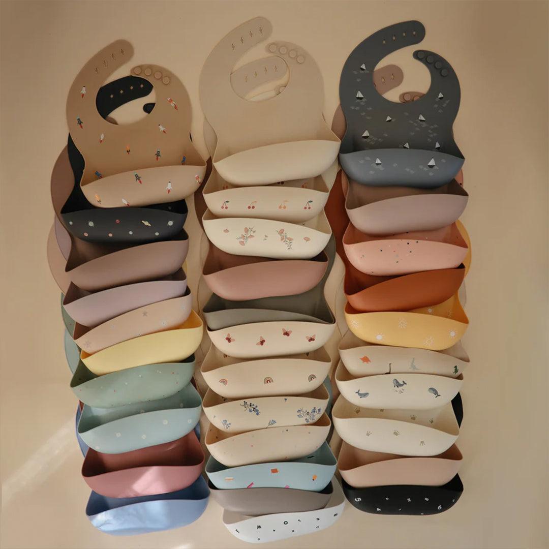 Mushie Silicone Bib - Bows-Bibs-Bows-0m+ | Natural Baby Shower