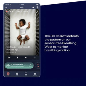 Nanit Breathing Wear Band - Grey-Baby Monitors-Grey-0-3m | Natural Baby Shower