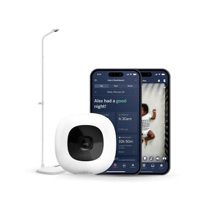 Nanit Pro Baby Monitor + Floor Stand Gen2 - White-Baby Monitors-White- | Natural Baby Shower