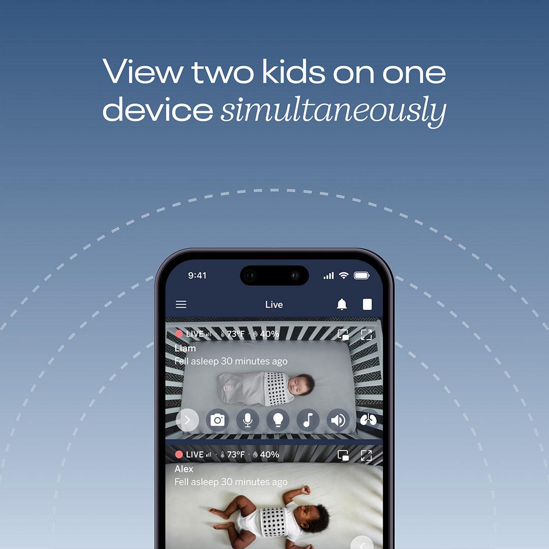 Nanit Pro Baby Monitor + Floor Stand Gen2 - White-Baby Monitors-White- | Natural Baby Shower