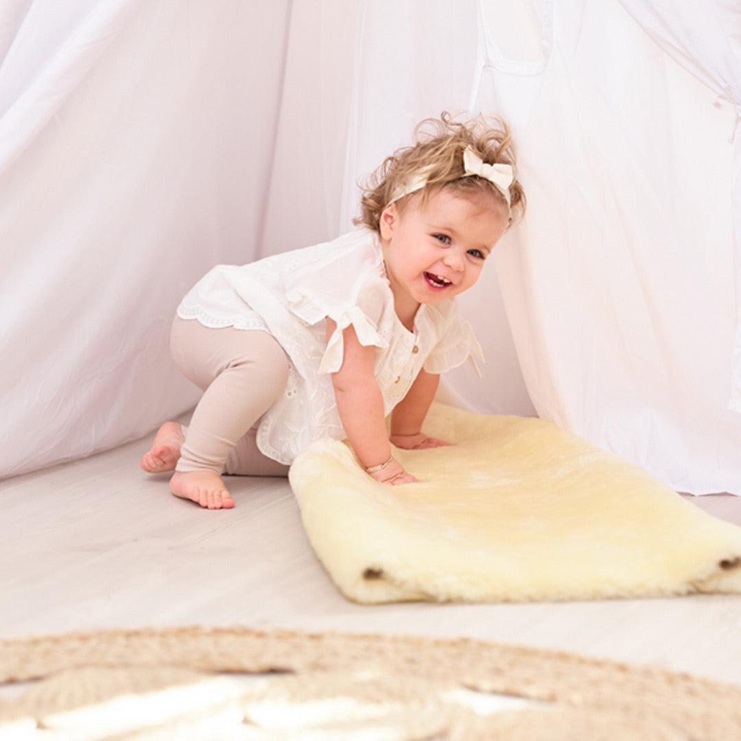 Naturally Sheepskins Baby Sheepskin Rug-Rugs- | Natural Baby Shower