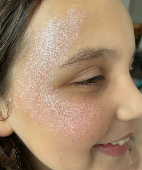 Little Stardust - Pembe Yıldız Tozu Yüz Simi ve Aloe Veralı Set-Dinossi