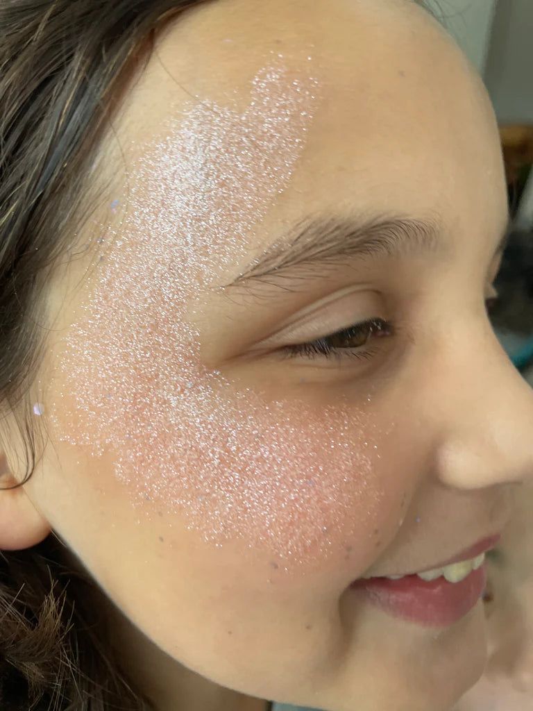 Little Stardust - Pembe Yıldız Tozu Yüz Simi ve Aloe Veralı Set-Dinossi