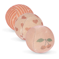 Konges Sløjd - Neopren plaj topları - 3'lü set | Pembe