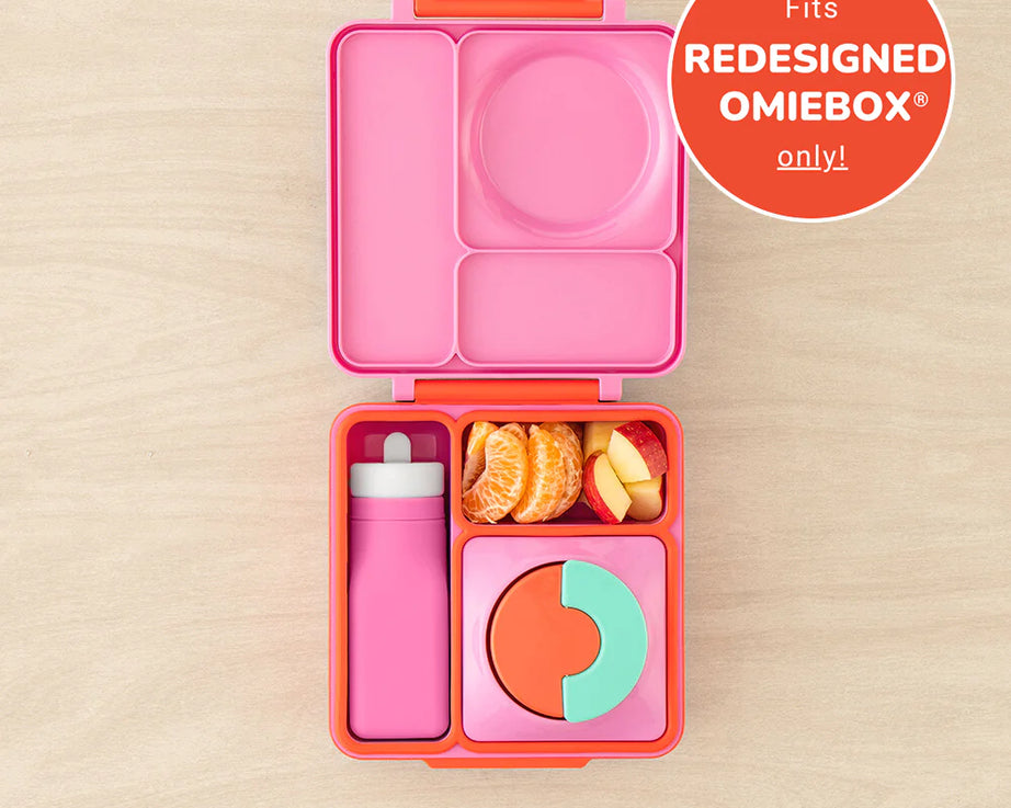 Omiebox - زجاجة OmieBottle خالية من BPA من السيليكون وردي