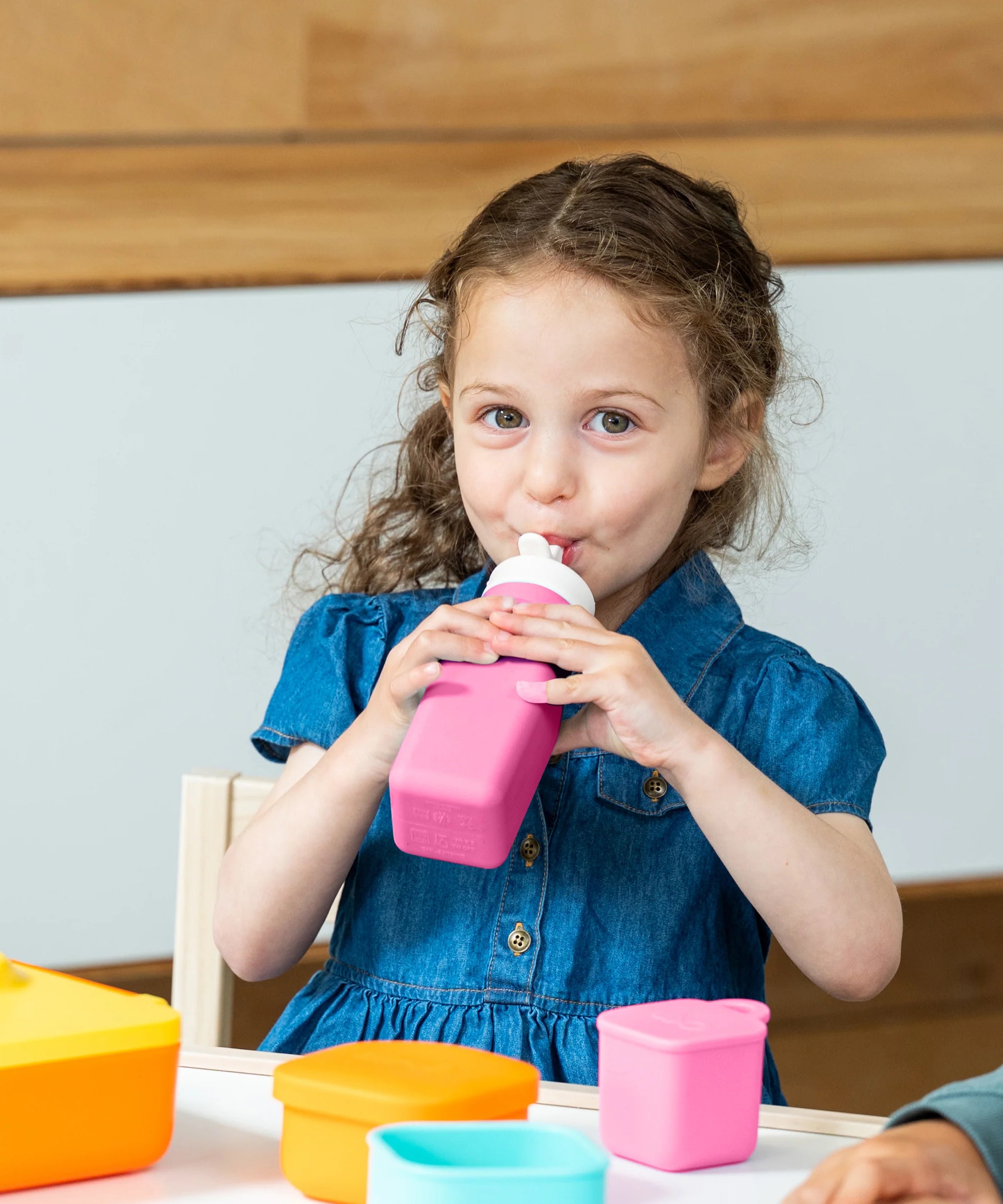 Omiebox - OmieBottle BPAsız Silikon Suluk Pembe