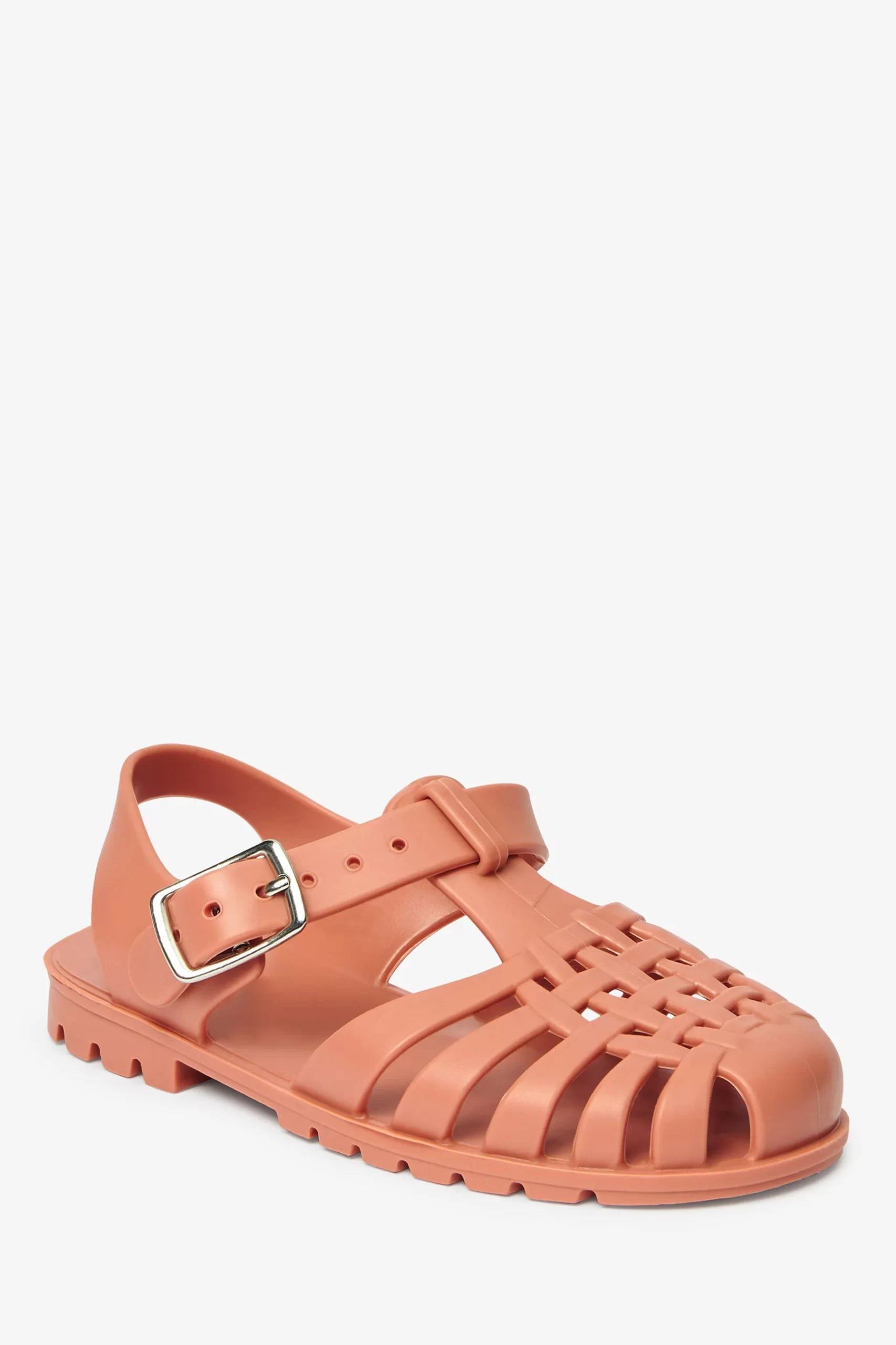 Weiter – Jelly Jelly Hellbraune Sandalen für Mädchen und Jungen – 29 