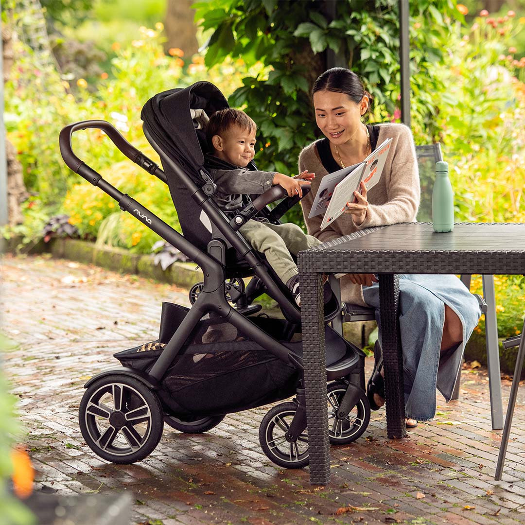 Nuna DEMI NEXT Pushchair - Caviar-Strollers-Caviar-No Carrycot | Natural Baby Shower