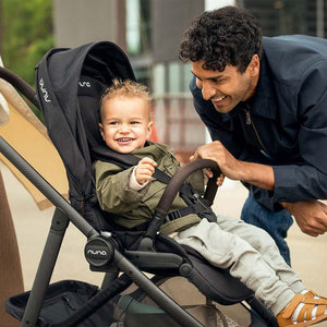 Nuna SWIV Stroller + PIPA NEXT Travel System - Caviar-Travel Systems-Caviar-No Base | Natural Baby Shower